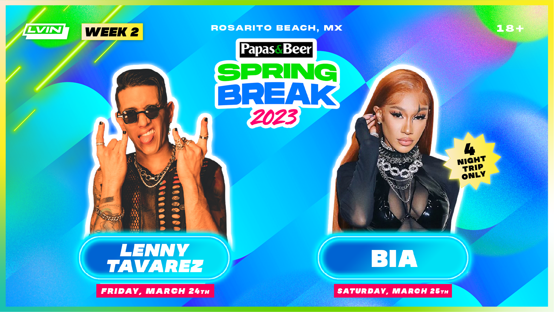 Rosarito Beach Mexico Spring Break 2023 Week 2 Lenny Tavarez BIA LVIN