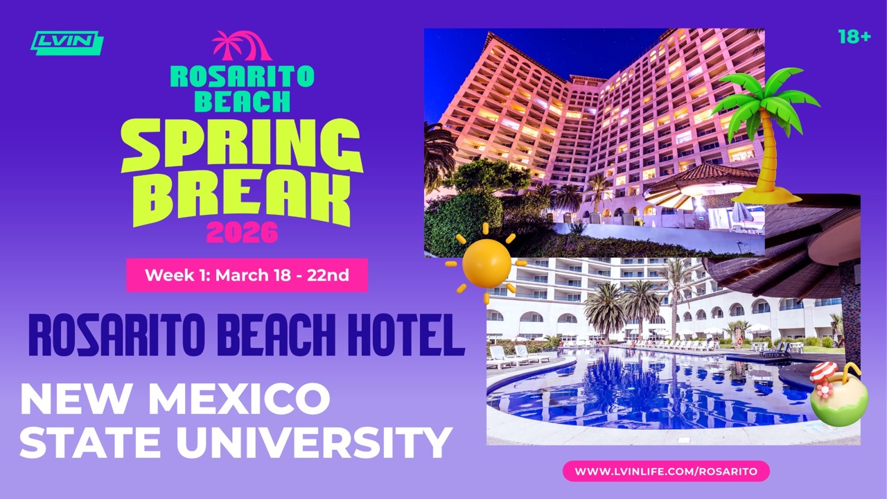 Rosarito Beach Spring Break 2026 Packages | New Mexico State